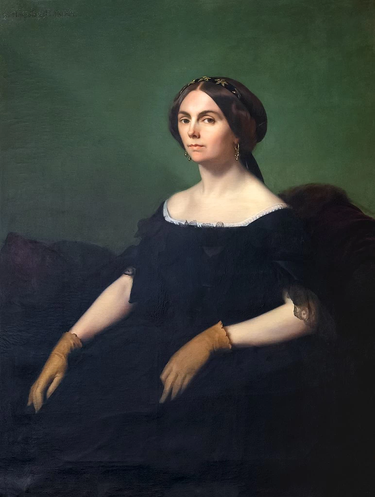 Hippolyte Flandrin - 104, Ritratto della contessa di Goyon, Museo Ingres